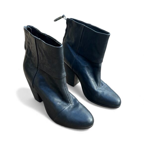 Rag & Bone Newbury Black Bootie size 9.5 (39.5) - Picture 1 of 14